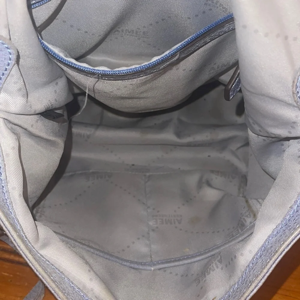 Aimee Kestenberg ladies Bali Hobo Bag in cool gray.